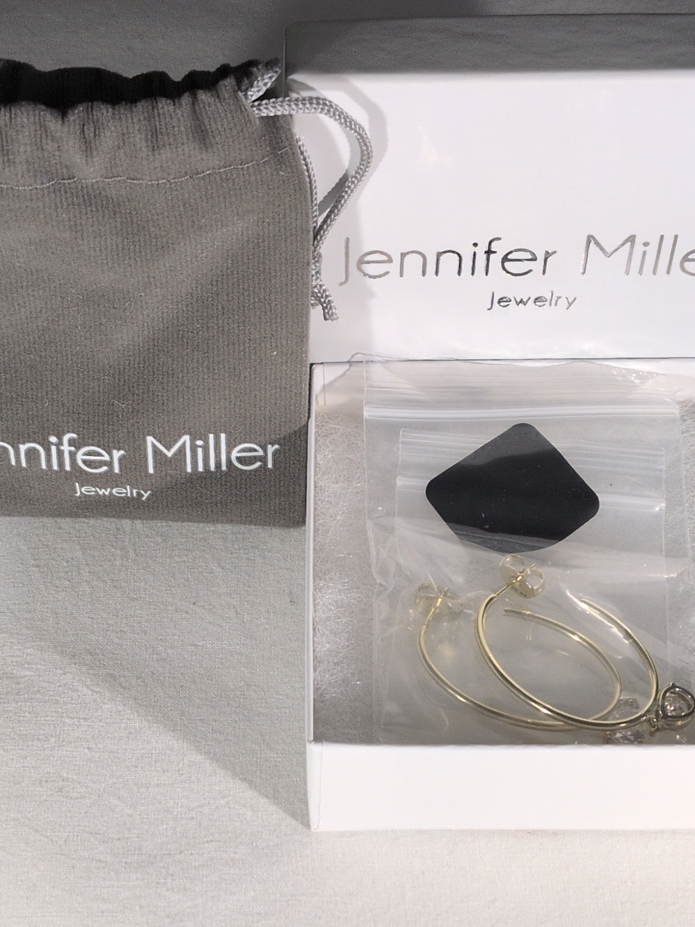 Jennifer Miller Gold Hoop Earrings - Gold